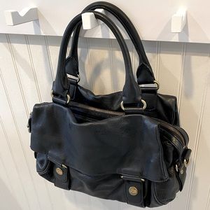UGG black leather handbag